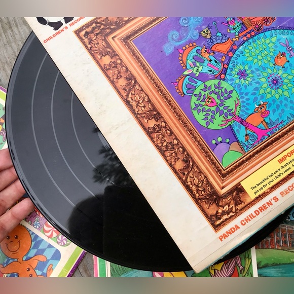 Lot Vintage Childrens Records Story Book Reading Songs Classic Fairy Tale Fables - Picture 6 of 16